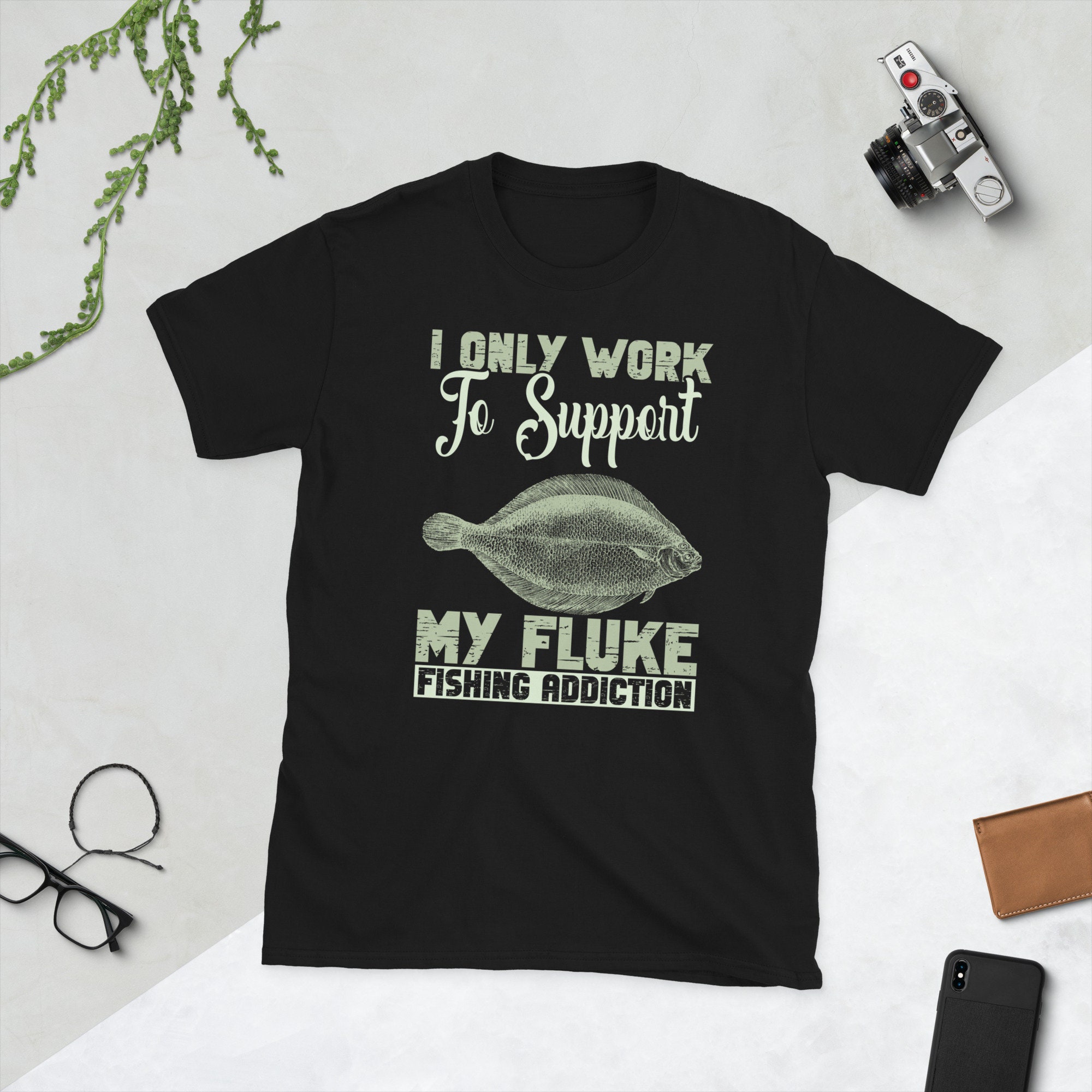 Fluke Fishing T-shirt, Unisex, Fisherman Shirt, Fluke Fisher