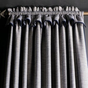 Blackout %100 Bedroom Curtain, Modern Luxury Curtain, Home Decor Curtain, Window Treatments, Panel Curtain, Custom Size Curtains Living Room