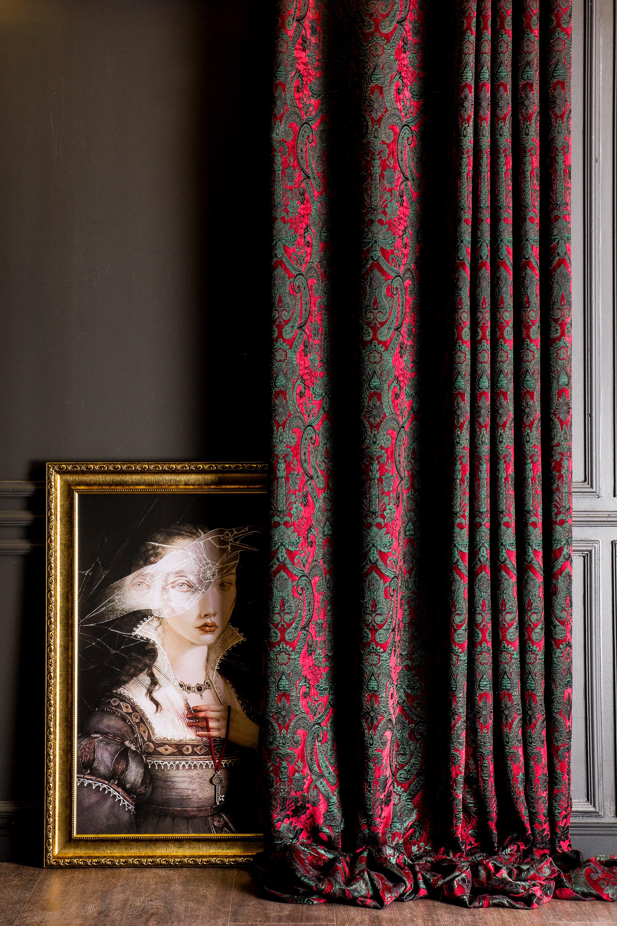 Victorian curtains - Etsy 日本
