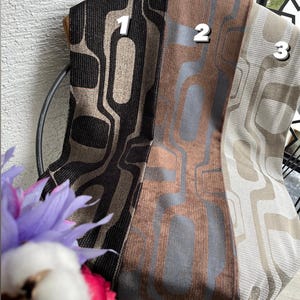 Luxury Black Gold Geometric Patterned Striped Curtains, Modern Fabric Panels, %100 Blackout Extra Long Curtains, Living Room Bedroom Kitchen, patterned curtains, art deco, panel curtains, fabrics, drapery, chenille curtains, black curtains, geometric