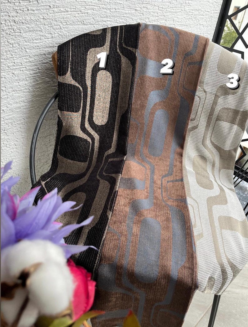 Luxury Black Gold Geometric Patterned Striped Curtains, Modern Fabric Panels, %100 Blackout Extra Long Curtains, Living Room Bedroom Kitchen, patterned curtains, art deco, panel curtains, fabrics, drapery, chenille curtains, black curtains, geometric