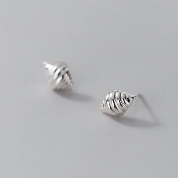 Stud earrings Munschel sterling silver 925 zircon… - image 5