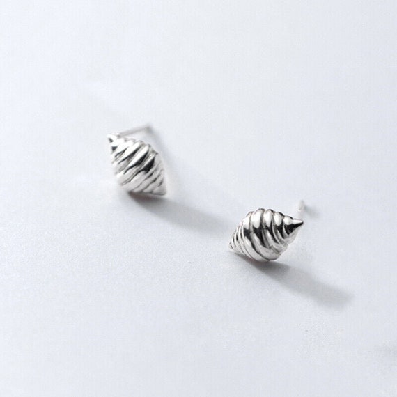 Stud earrings Munschel sterling silver 925 zircon… - image 4