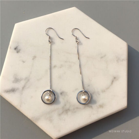 Stud earrings - pendant ball sterling silver 925 … - image 4