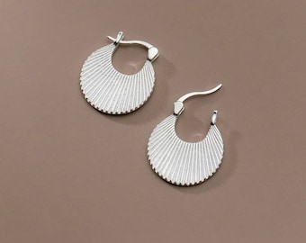 Petites boucles d'oreilles créoles en argent sterling 925, boucles d'oreilles créoles pour femmes et filles