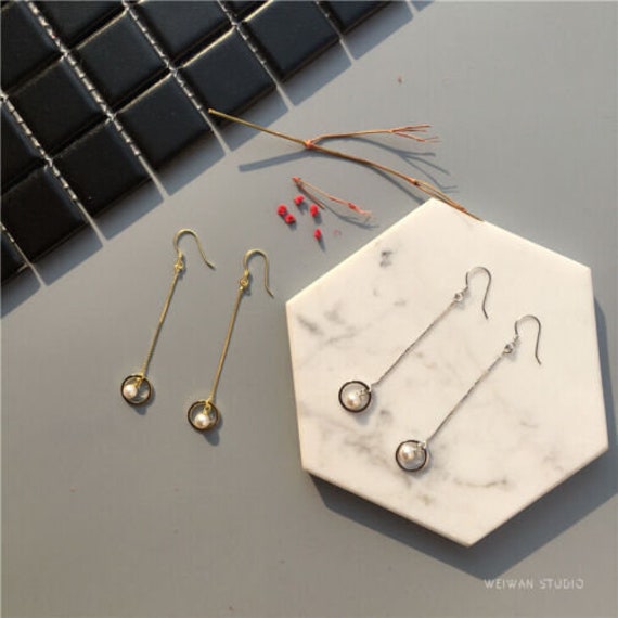 Stud earrings - pendant ball sterling silver 925 … - image 2