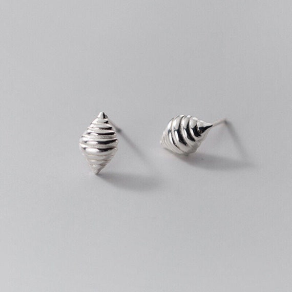 Stud earrings Munschel sterling silver 925 zircon… - image 1