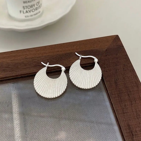 Small hoop earrings sterling silver 925 earrings … - image 4