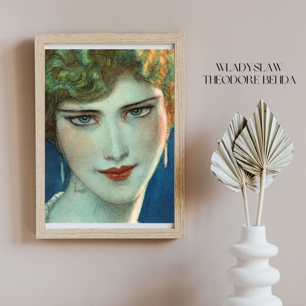 Wladyslaw Theodore Benda affiche, impressions d'art moderne, affiche de l'exposition, décoration murale imprimable, exposition d'art, art vintage