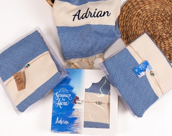Wedding Favor for Guest Embroidery Turkish Towel, Personalized Beach Towel, Bridesmaid Party Gift, Summer Towel for Girl,Bridal Shower Favor