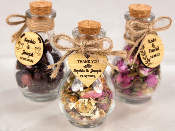 Loose Leaf Tea Jars, Wedding Favors, Herbal Tea, Bridal Shower Favors, Tea Party Favor, Wedding Guest Gifts, Engagement Party, Wedding Gifts