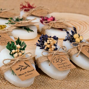 Wedding Favors for Guests, Natural Soap, Wedding Guest Gifts, Rustic Wedding Favors, Handmade Soap,Bridal Shower Favors, Wedding Soap Favors