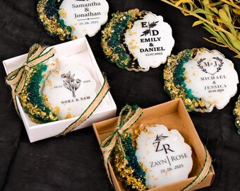 Personalized Wedding Favors, Epoxy Magnet, Save The Date Magnet, Bridal Shower, Custom Fridge Magnets, Wedding Favor Magnet, Wedding Gifts