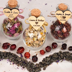 Loose Leaf Tea, Custom Wedding Favors, Bridal Shower Favors, Herbal Tea, Engagement Party, Tea Party, Wedding Guest Gifts, Bridal Tea Favors