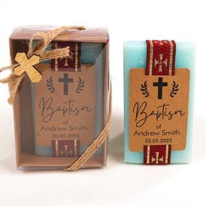 Baptism Soap Favors, Handmade Soap Bar, Baptism Favors, Christening Gifts, Taufe Geschenk, Holy Communion Favors, Baby Boy, Thank You Gifts