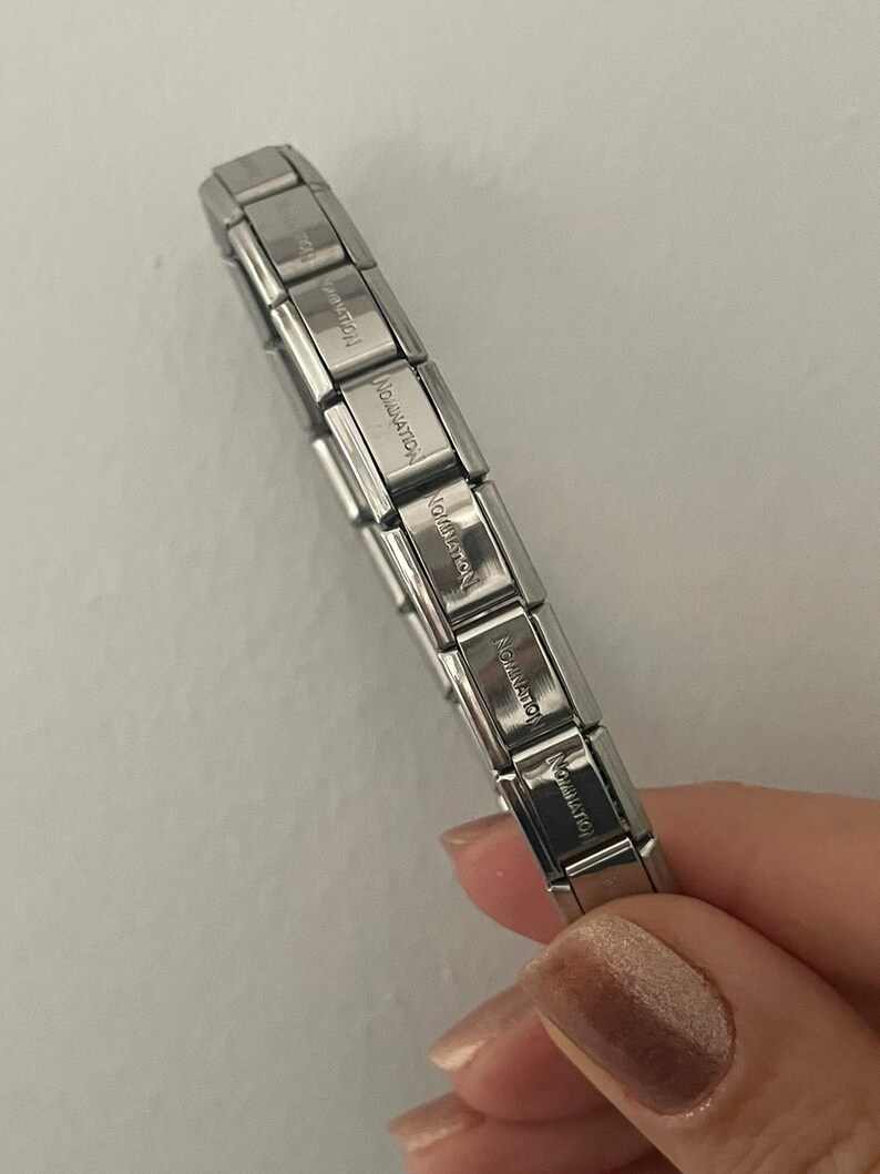 Italian Nomination Charm Bracelet Silver Bracelet Link Bracelet ...