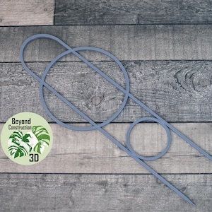 UK Plant Trellis | Arch 2 Circles | Climbers | Plant Support | 3D Print | Accessories | For Monstera Philodendron Hoya Pothos Anthurium Eco