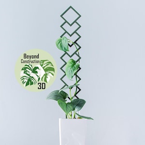 UK Plant Trellis | Herringbone 50cm | 3d Printed | Plant Support | Frame | Accessories | Monstera Philodendron Hoya Pothos Anthurium ECO