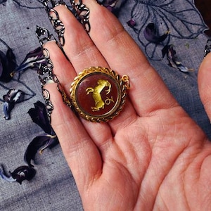 pendentif capricorne vintage