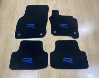 R.H.D Luxury Floor Car Mats For Volkswagen Golf 8 eTsi 2021-2025 , Set of 4 , Made to Order