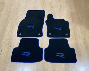 Luxury Floor Car Mats for Volkswagen Golf 8 R 2021 - 2025 RHD , Set of 4 , Made to Order