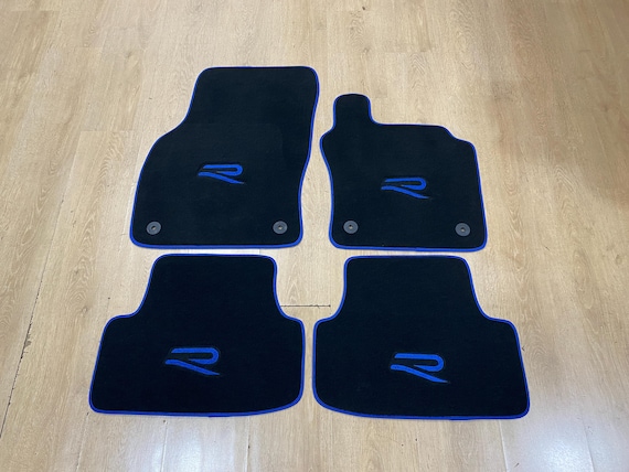 Luxury Floor Car Mats for Volkswagen Golf 8 R 2021 - 2025 RHD , Set of 4 , Made to Order
