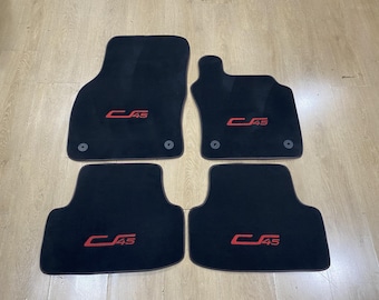 RHD Luxury Floor Car Mats For Volkswagen Golf 8 GTI Clubsport 45 2021-2025 , Set of 4 , Made to Order
