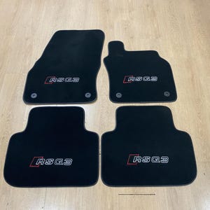Luxury Floor Car Mats for Audi RS Q3 2018-2024 RHD , Set of 4 , Made to Order