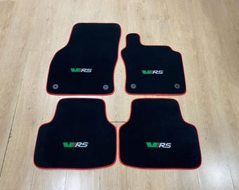 Luxury Floor Car Mats for Skoda Octavia VRS 2013 - 2020 RHD , Set of 4 , Made to Order
