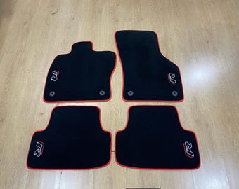 Luxury Floor Car Mats For Volkswagen Golf 7 R 2013-2020 , Set of 4 , Made to Order