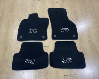 Luxury Floor Car Mats For Volkswagen Golf 7 R 2013-2020 , Set of 4 , Made to Order