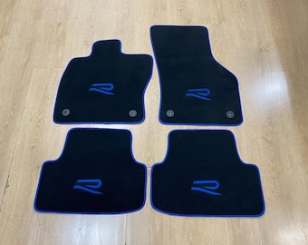 Luxury Floor Car Mats for Volkswagen Golf 8 R 2021 - 2026 , Set of 4 , Made to Order