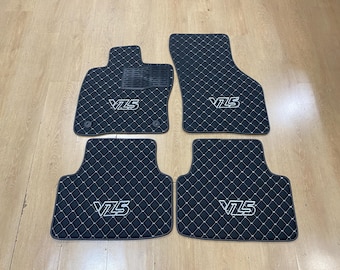 Luxury Leather Car Mats for Cupra Formentor 2020 - 2025 VZ5 Logo  , Set of 4 , Made to Order