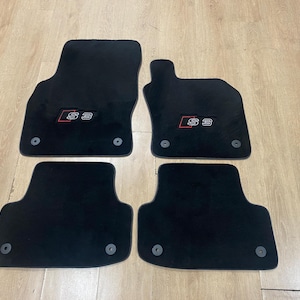 Luxury Floor Car Mats for Audi S3 2013-2020 8V R.H.D , Set of 4 , Made to Order