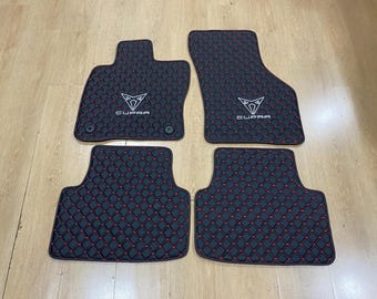 Luxury Leather Car Mats for Cupra Formentor 2020 - 2024 TSI , Set of 4 , Made to Order