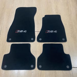 Luxury Floor Car Mats for Audi A4 2016-2024 B9 RHD , Set of 2 , Made to Order