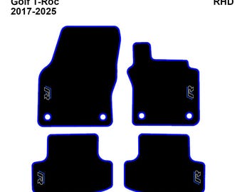 Luxury Floor Car Mats for Volkswagen T-Roc 2016-2024 RHD , Set of 4 , Made to Order