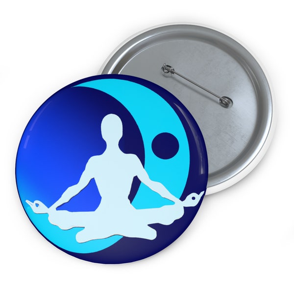 Yoga Pin, Yoga Patch, Pin, Accessory, Clothes Acessories, Yoga Theme, Yoga Button, Yoga, Meditation Button, Meditation Pin, Yoga, Gift