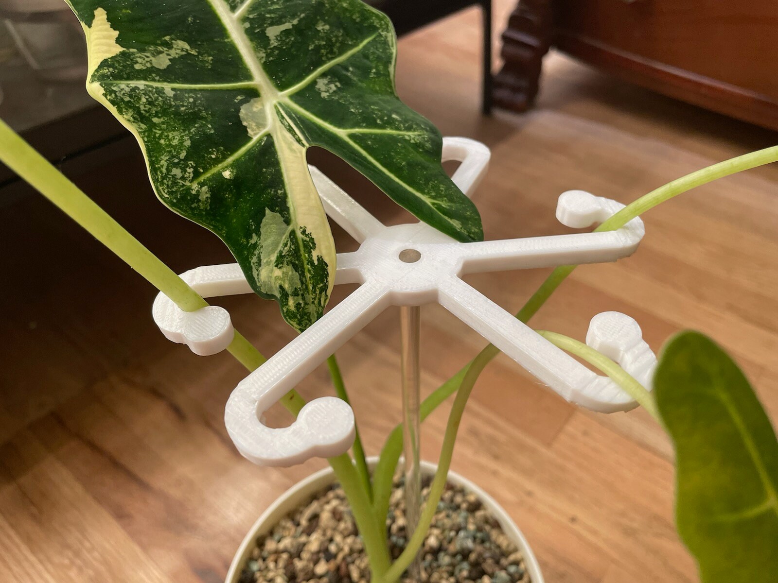plant stem holder Cocoyard Garden Supply Space-Saving Metal Plant Stand, 26" H
