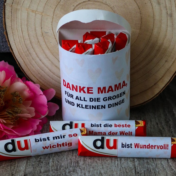 Duplobox Mama, Muttertag, Muttertagsgeschenk, Geschenk Mama, Liebe Mama, Danke Mama, Dankegeschenk, Duplo Schokolade