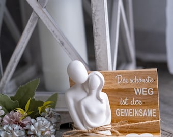 Supporto decorativo per coppia, per coppie, regalo, idee regalo per coppie, amore, anniversario, San Valentino, matrimonio, personalizzare, per partner