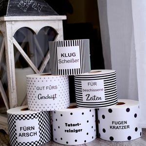 Download, PDF, toilet paper bands, bathroom, decoration, spare roll storage, funny gift, gift for friends, toilet paper, cool