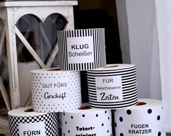 Download,PDF, Klopapierbanderolen, Badezimmer, Deko, Ersatzrollenaufbewahrung, lustiges Geschenk, Geschenk für Freunde, Toilettenpapier,cool
