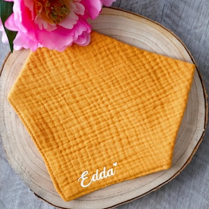 Bib Baby Child, Bib with Name for Babies, Personalized, Scarf, Triangular Scarf, Burp Cloth, Bib, Gift, Boy Girl, Children&#39;s Day