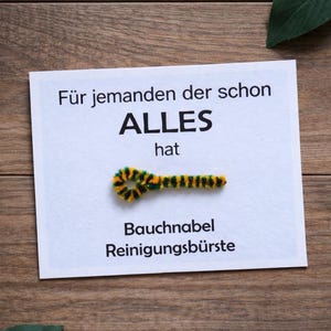 Scherzgeschenk, Spaßgeschenk, Karte zum Geburtstag, lustig, lachen, Geschenk für jemanden der alles schon hat, für Freunde, Kollegen, Ostern