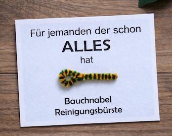 Gaffe gift, joke gift, birthday card, funny, gift for someone who has everything, for friends, colleagues, Christmas