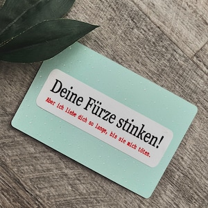 Liebeskarte, Karte zum Verschenken, Deine Fürze stinken, Liebe, für Partner, Freund, Freundin