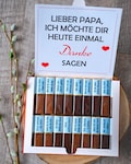 Merci chocolate bar gift, Mother's Day, Father's Day, gift for mom and dad, thank you dad, thank you mom gift, Father's Day gift, Merci gift