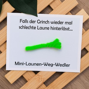 Tabbepresent, skämtpresent, julkort, roligt, skratt, present till någon som har allt, till vänner, kollegor, Grinchen