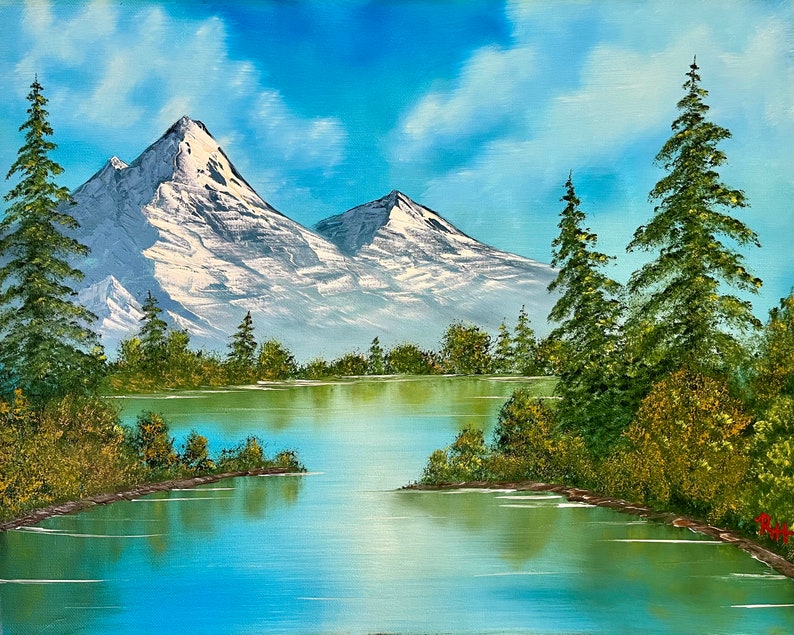 Mountain Lake 8x10 PHOTO PRINT 11P Etsy